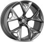 Легковой диск Skill Wheels SL379 8,5x18 5x112 ET48 66,6 чёрный + полированные спицы